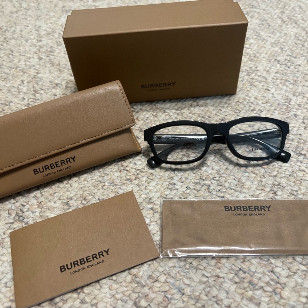 Burberry Black Rx Eyeglasses